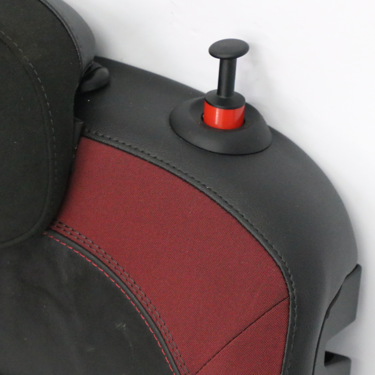 MINI F56 JCW Dinamica Red Black Half Leather Rear Left N/S Seat Backrest 7939575