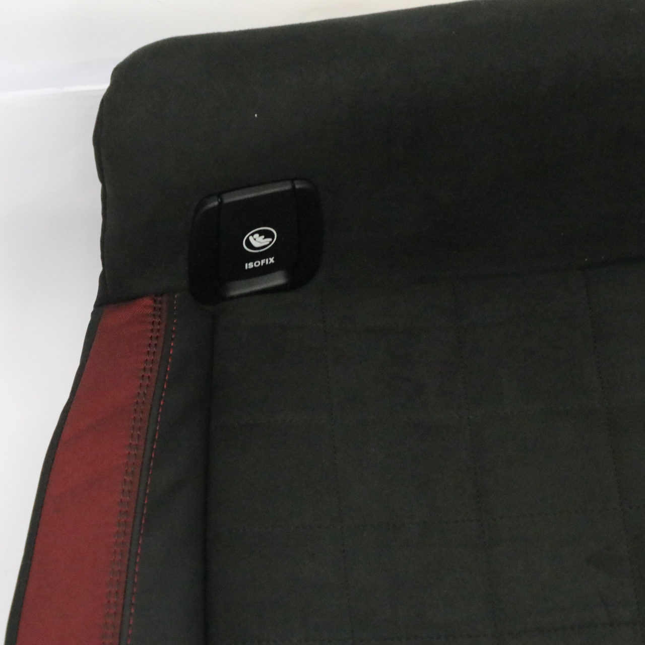 Mini F56 JCW Dinamica Rear Seat Bench Couch Red Black Half Leather