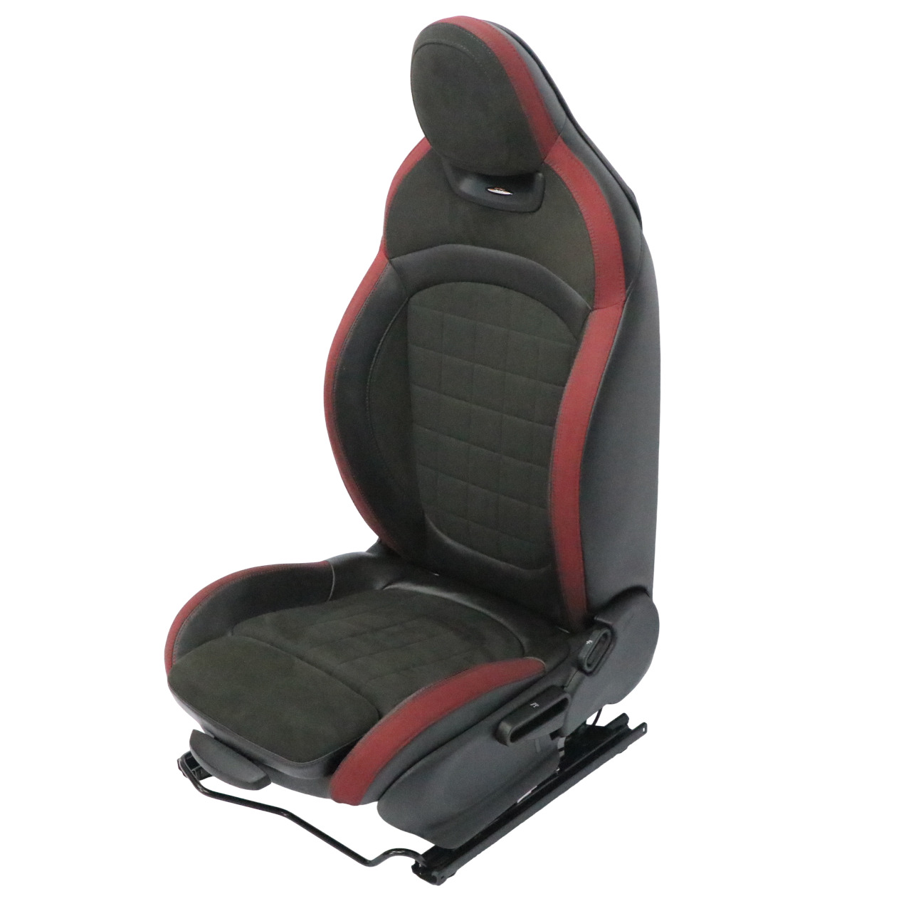 Front Seat Mini F54 F56 F60 JCW Dinamica Sport Left N/S Red Black Half Leather