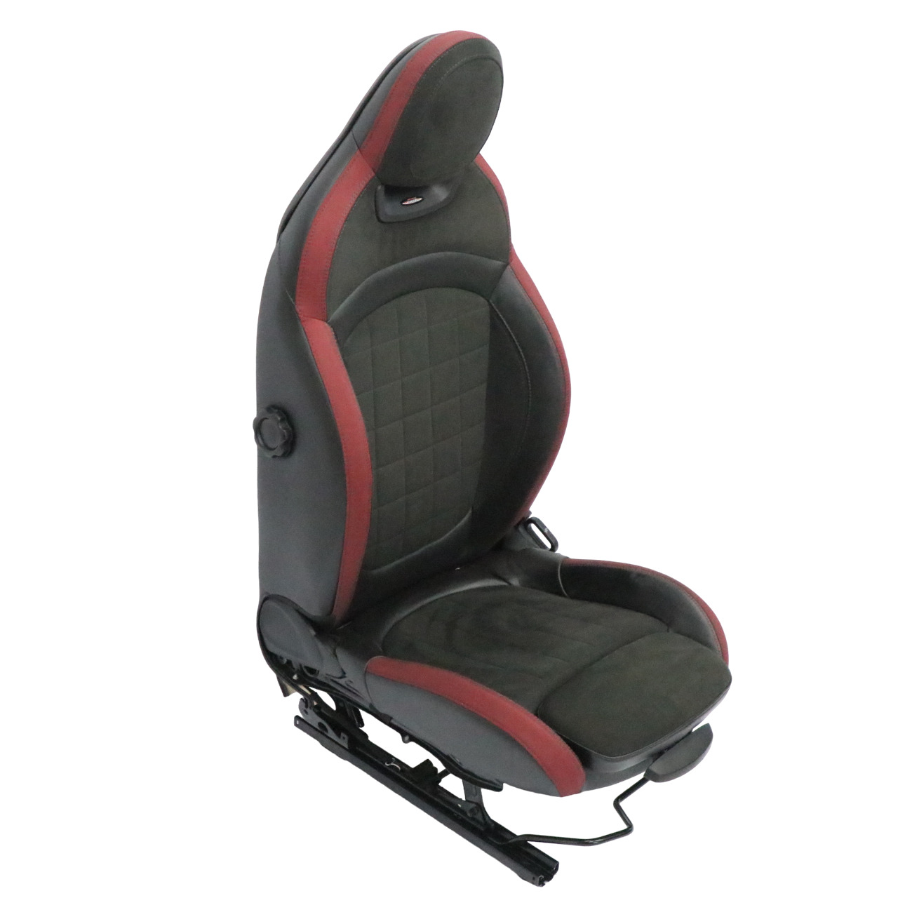 Front Seat Mini F54 F56 F60 JCW Dinamica Sport Left N/S Red Black Half Leather