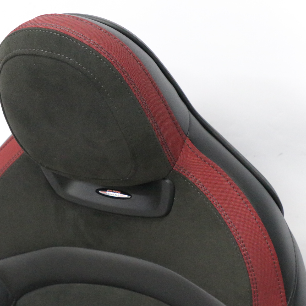 Front Seat Mini F54 F56 F60 JCW Dinamica Sport Left N/S Red Black Half Leather