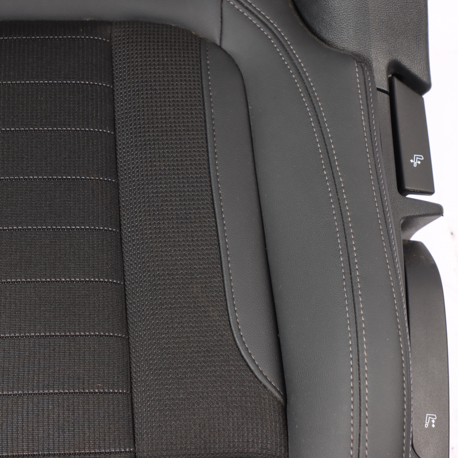 BMW G26 Front Left Seat N/S Heated Fabric Sensatec Leather Black 7955936