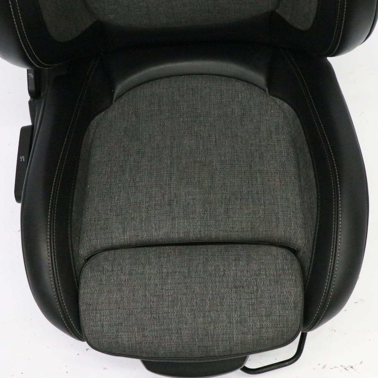 Front Seat Mini Cooper One F56 Sport Cloth Leather Right O/S Pearl Black Carbon