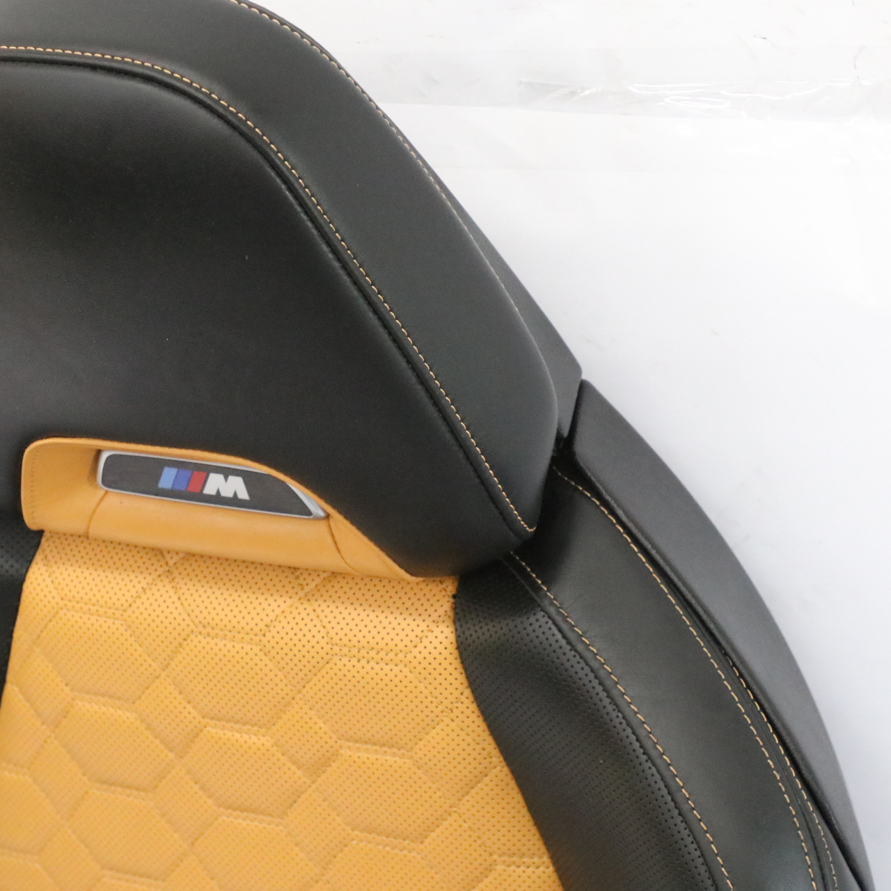 BMW X4 M F98 Front Left N/S M Sport Seat Leather Alcantara Black Beige Heated