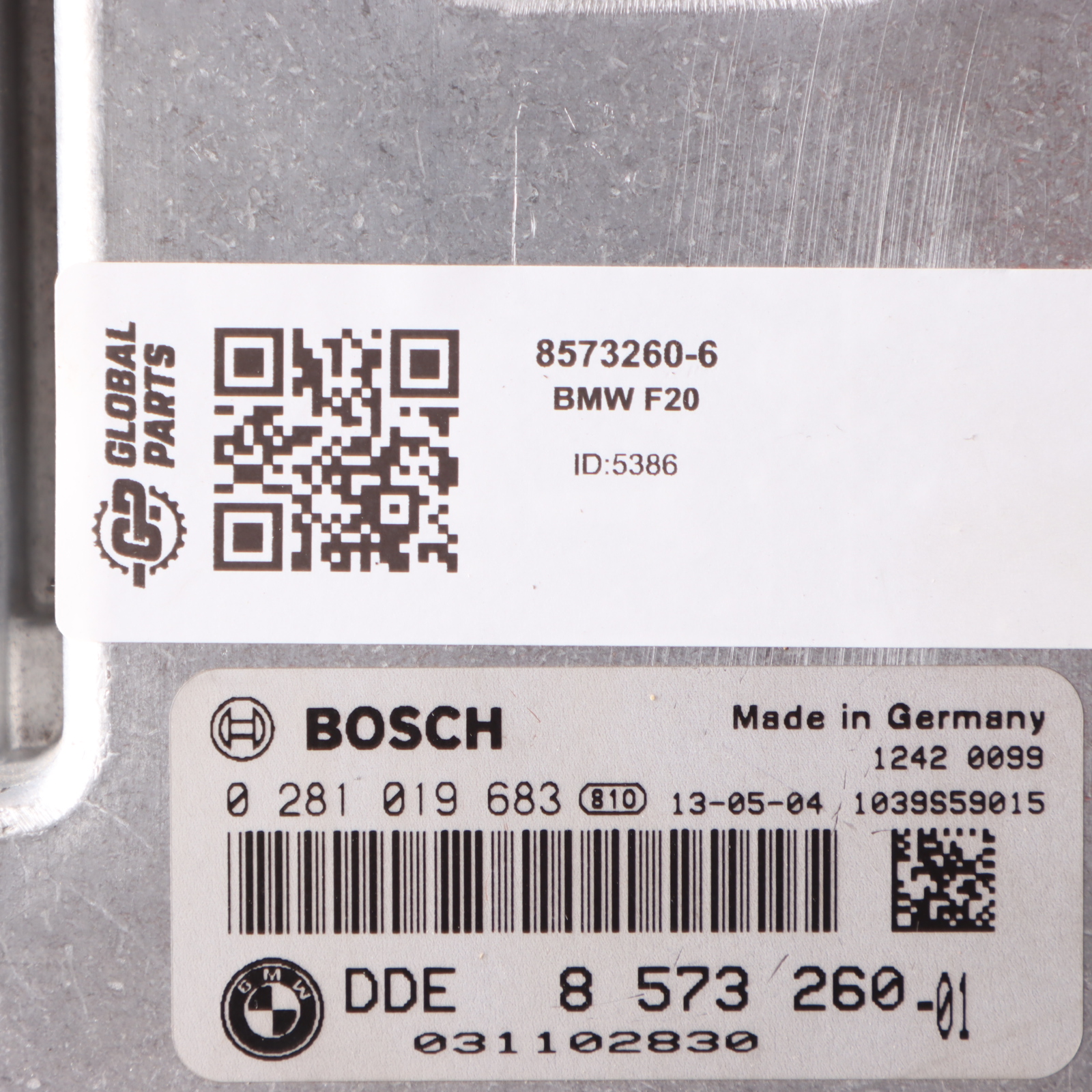 BMW F20 F21 116d ed Diesel N47N 116HP ECU Kit DDE 8573260 + Key + FEM Manual