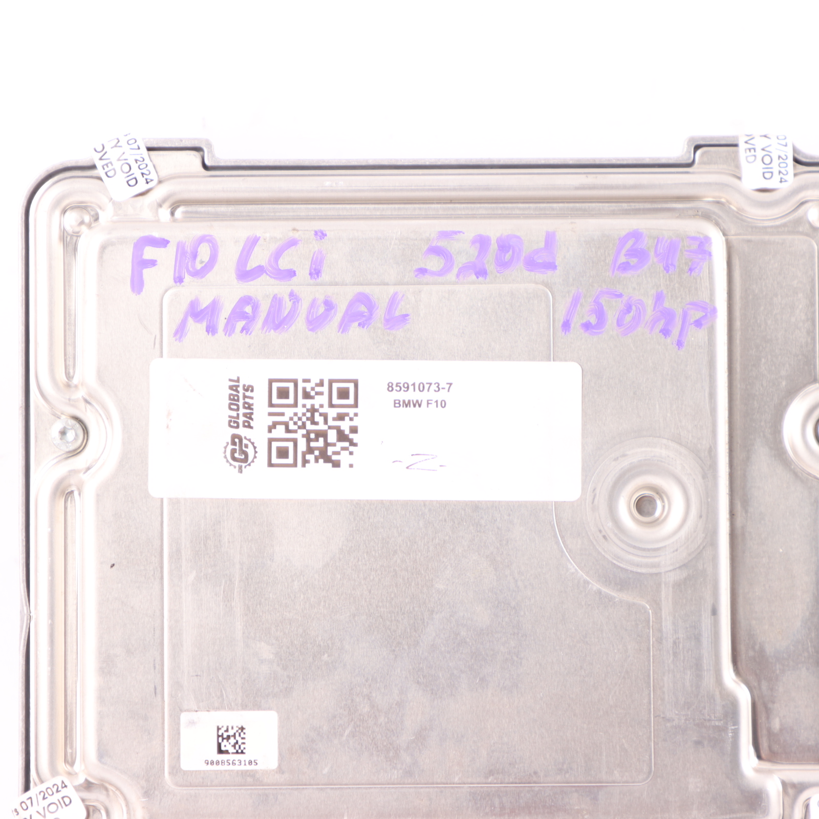 BMW F10 F11 LCI 520d B47 190HP Engine Control Unit ECU DDE 8591073 Manual