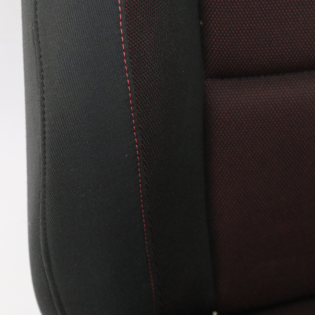 BMW E81 Seat Front Left N/S Interior Cloth Fabric Network Cranberry Red