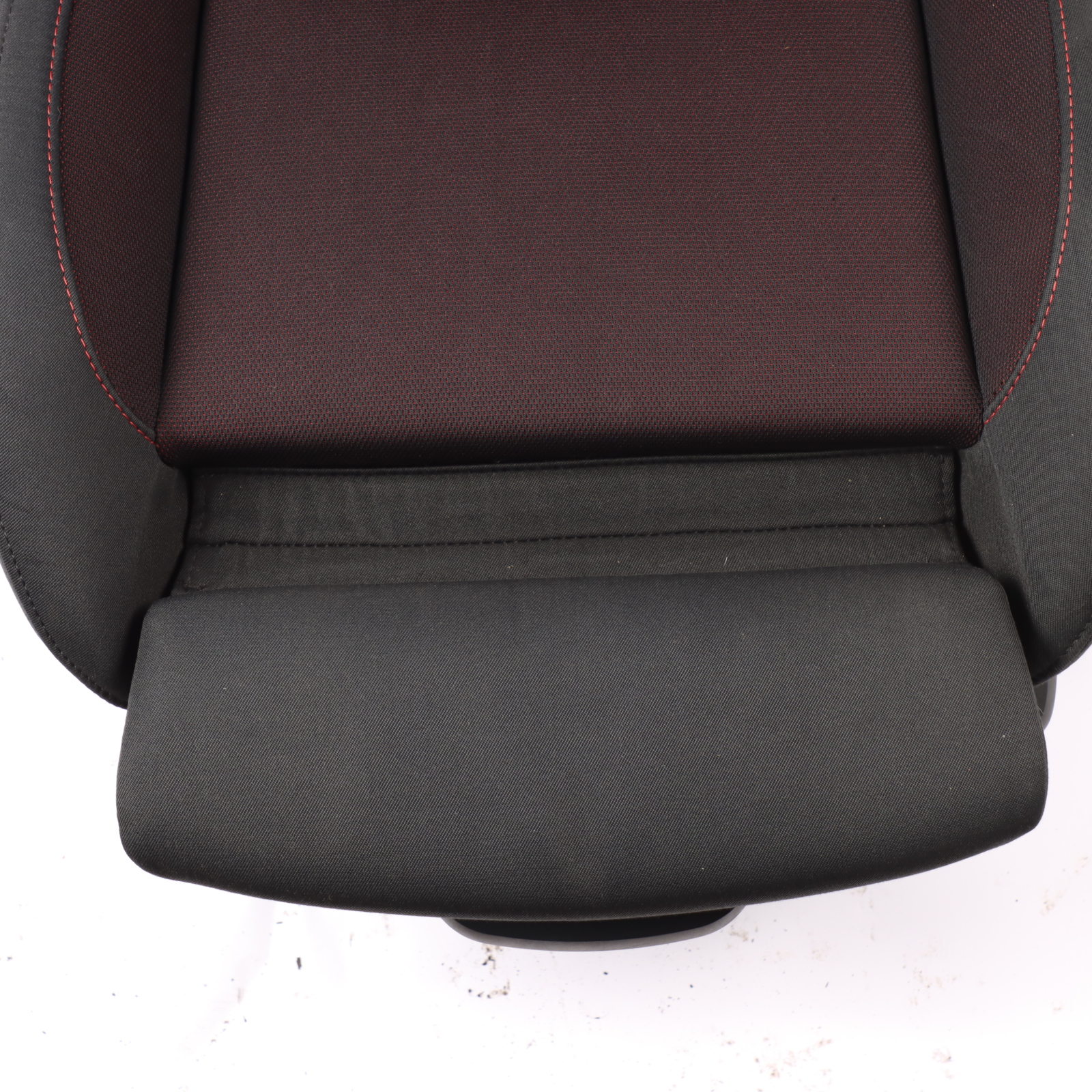 BMW E87 LCI M Sport Cloth Front Left N/S Seat Fabric Network Cranberry Red