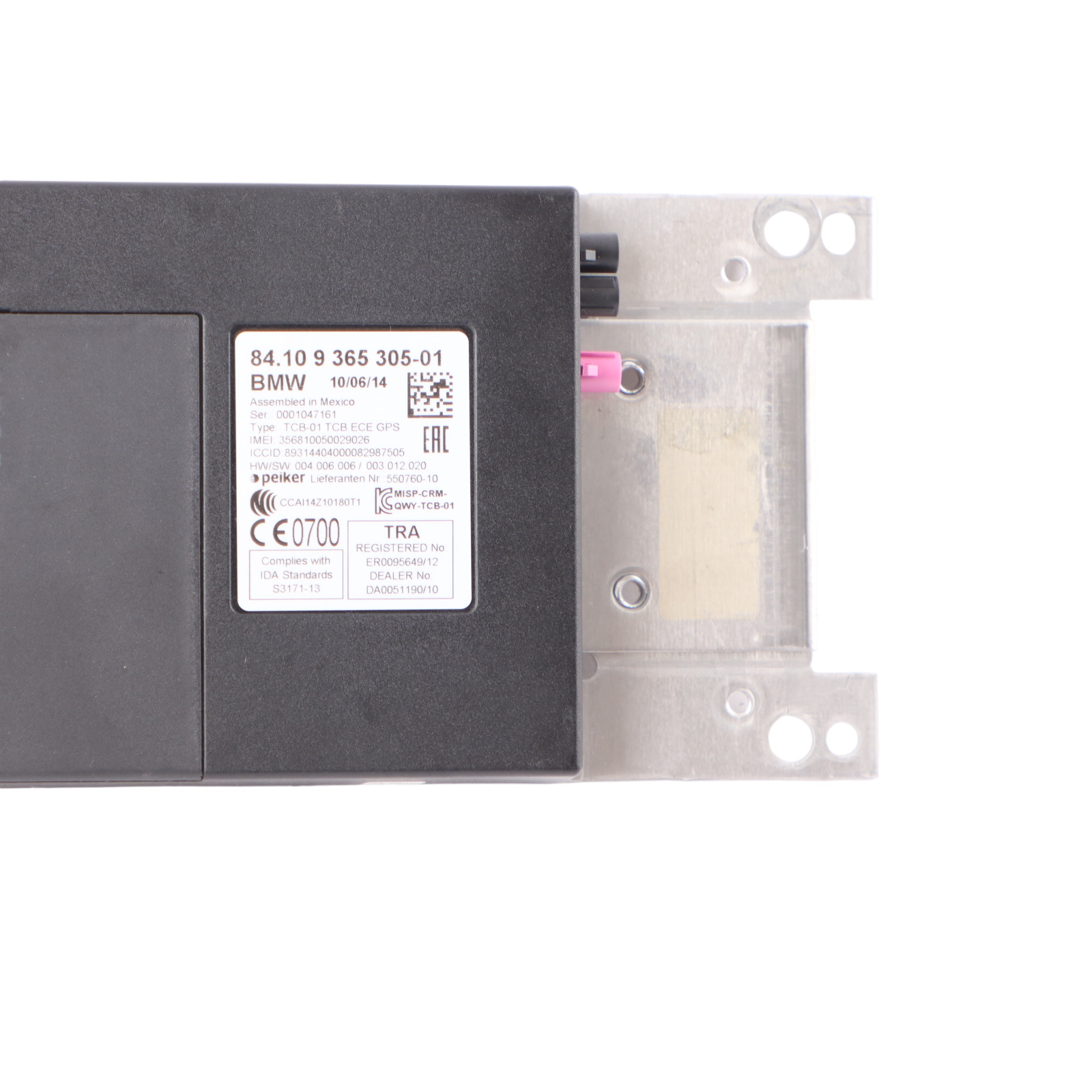 BMW F20 F21 F22 F30 Telematics Comunication Control Module Unit Ecu 9365305