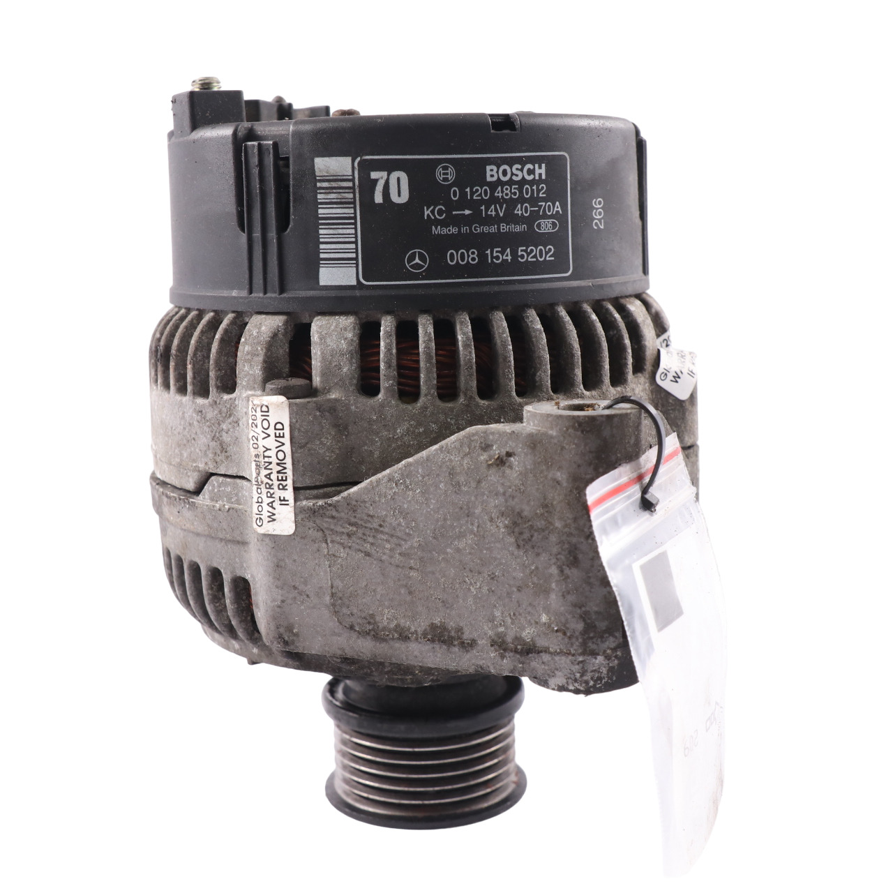 Mercedes W124 M103 Alternator Generator BOSCH 14V 70A A0131541002