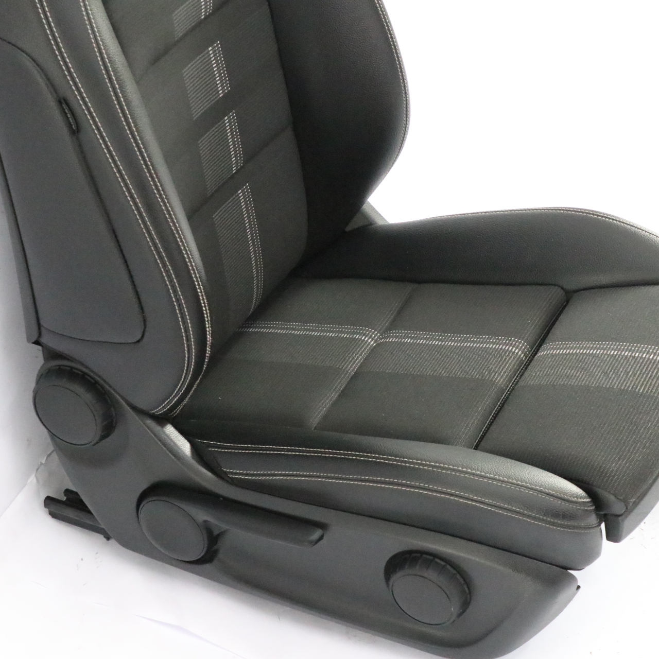 Mercedes C117 W176 Front Seat Right O/S Imitation Leather Cloth Artico Black