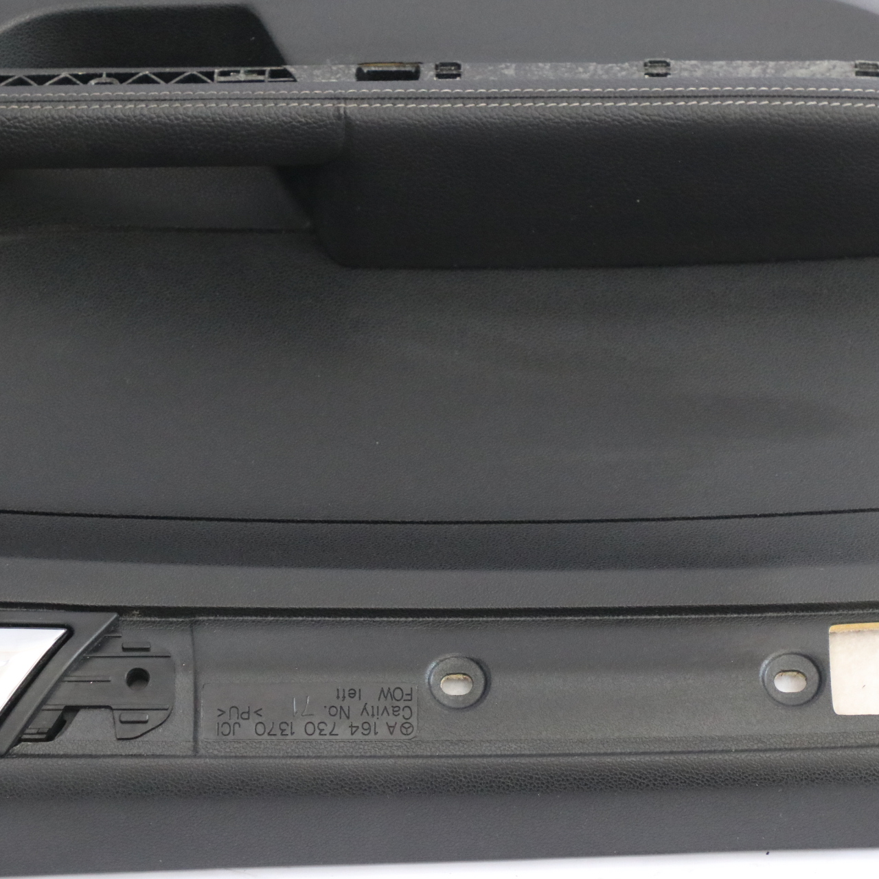 Mercedes ML W164 Door Card Panel Trim Cover Rear Left N/S Black A1647301370