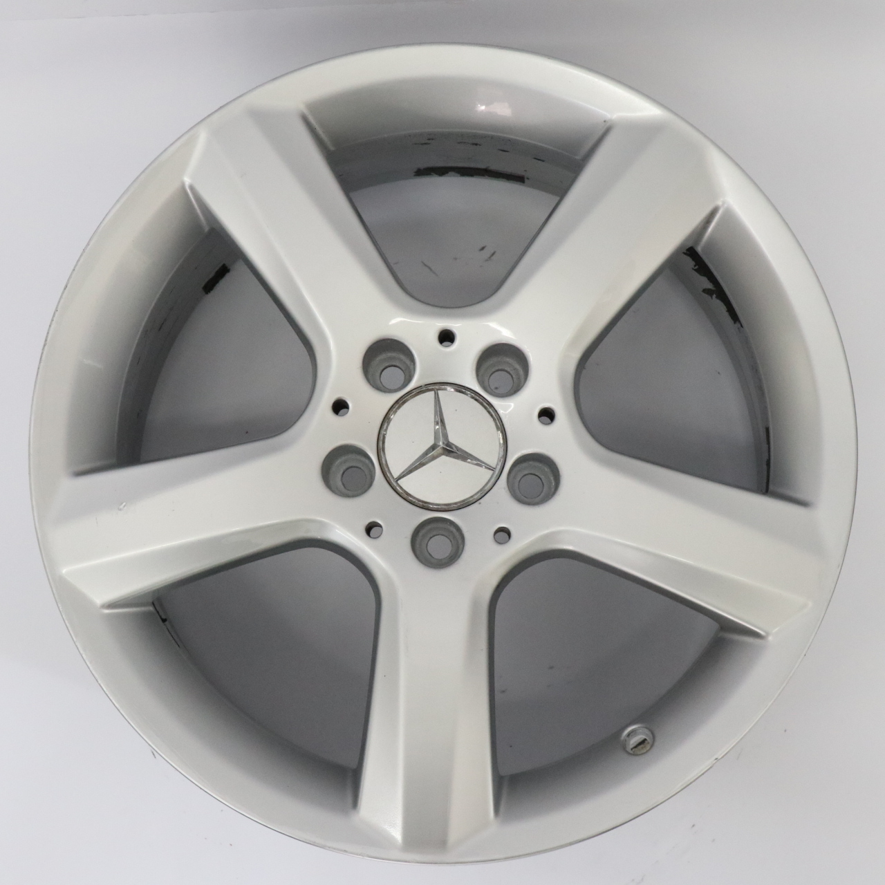 Mercedes R172 Silver Alloy Wheel Rim 17" 7,5J ET:42 5 Spoke A1724013602