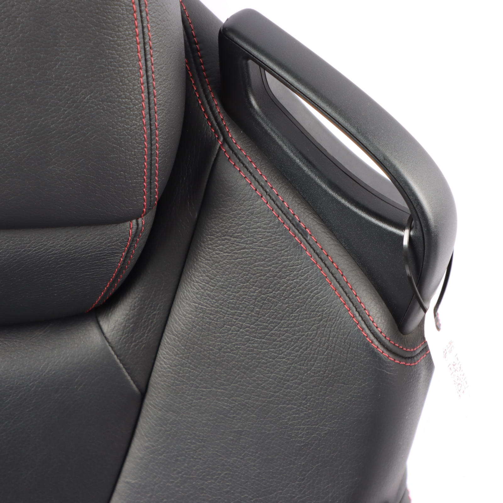 Mercedes SLK R172 Front Seat Left N/S Leather Black Interior Red Thread