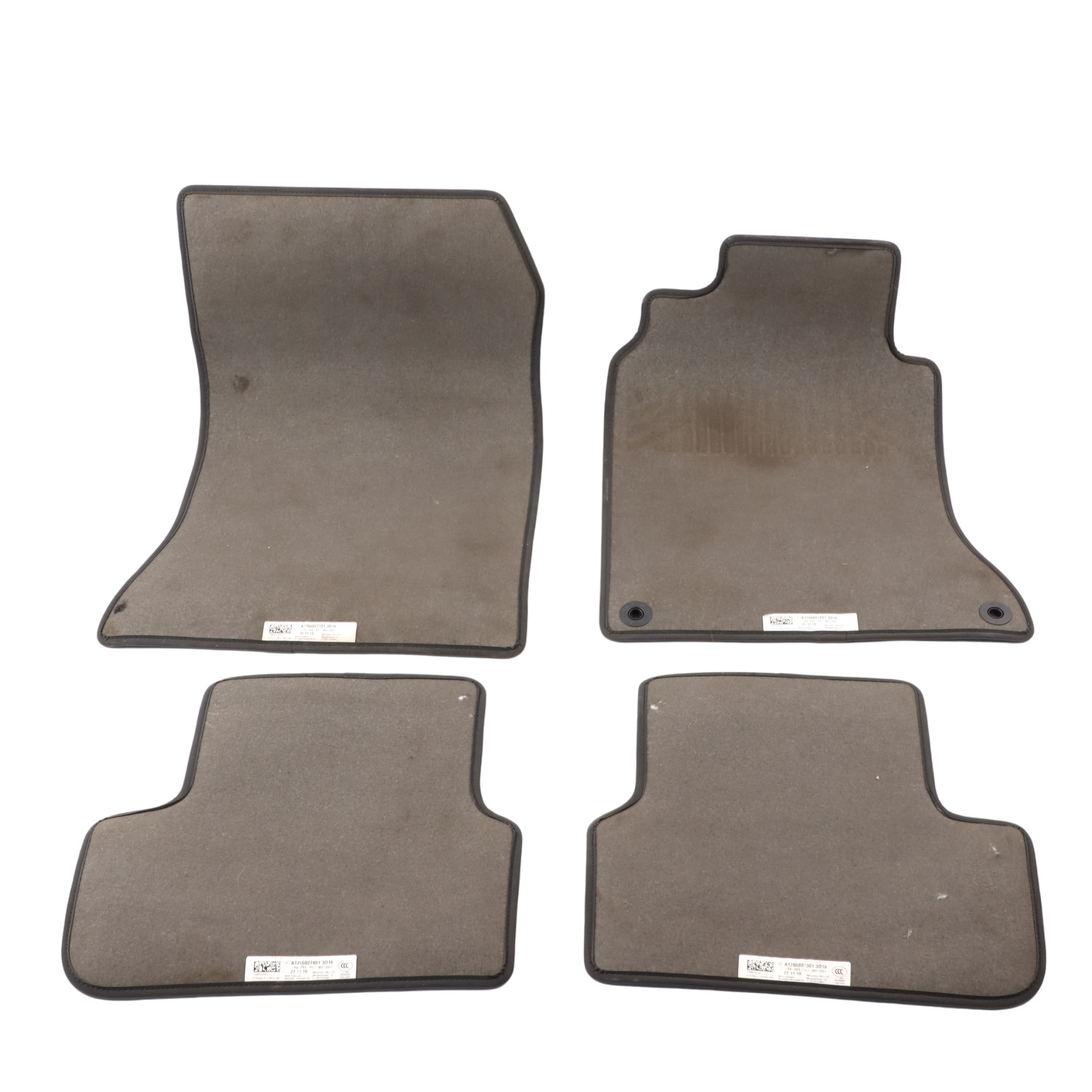 Mercedes W176 AMG Floor Mats Set Interior Front Rear Left Right Cover