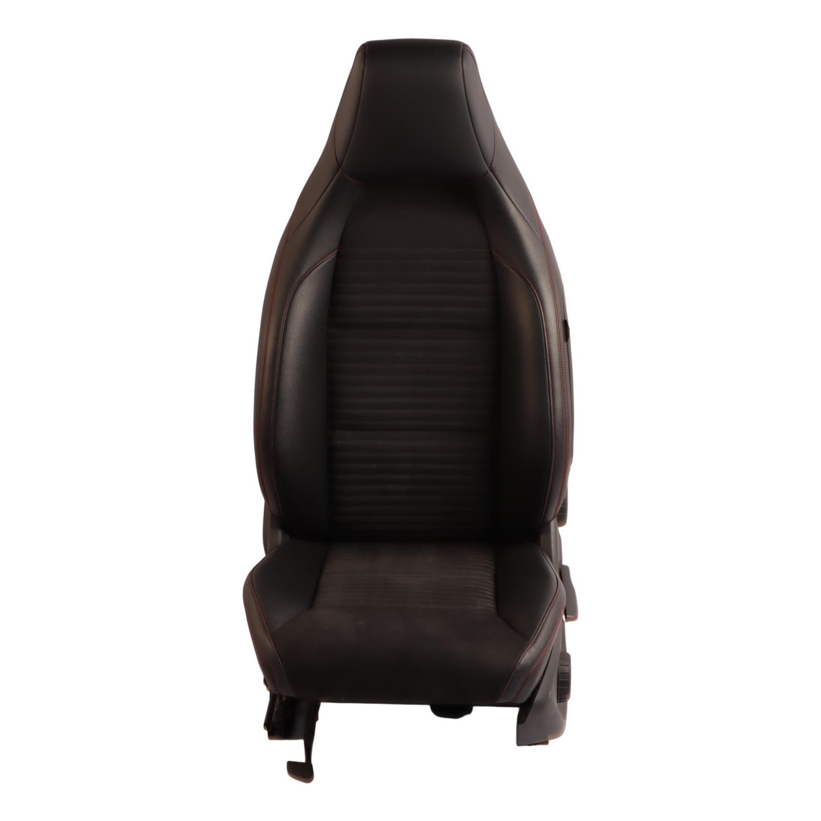 Mercedes W176 Front Left N/S Seat Fabric Imitation Leather Microfibre Black