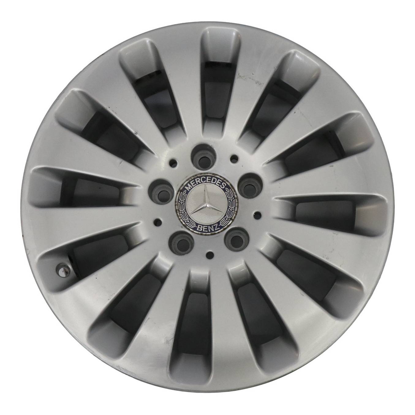 Mercedes W204 Silver Alloy Wheel Rim 12 Hole Disc 16" 7J ET:43 A2044010602