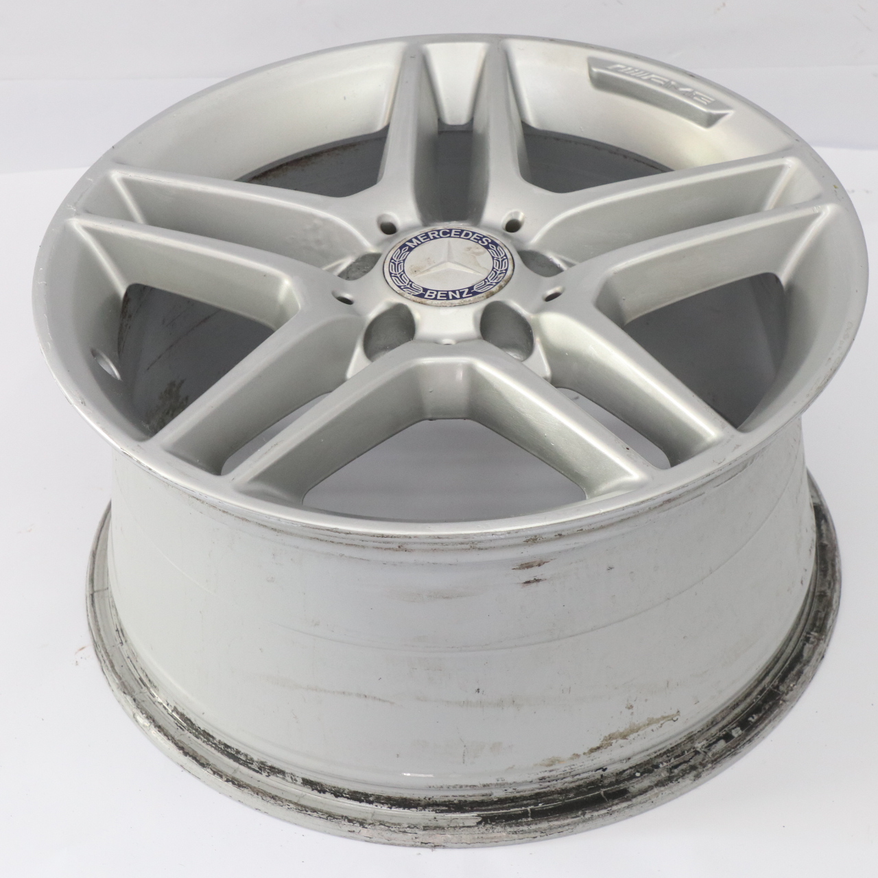 Mercedes W204 AMG Rear Alloy Wheel Rim 17" 8.5J ET:58 5 Double Spoke A2044019702