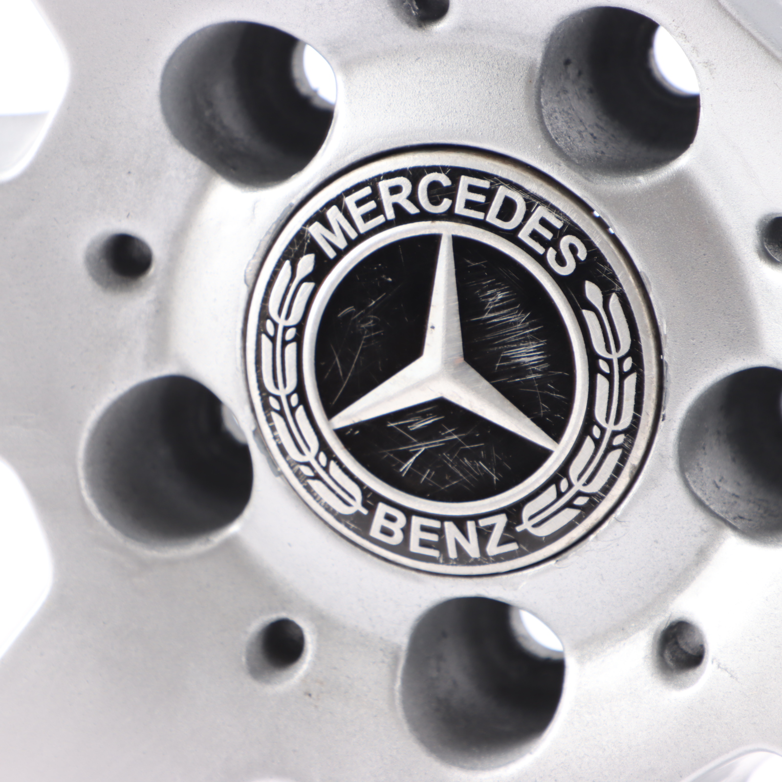 Mercedes W204 7-Spoke AMG Front Black Alloy Wheel Rim 18" 8J ET:50 A2044019802