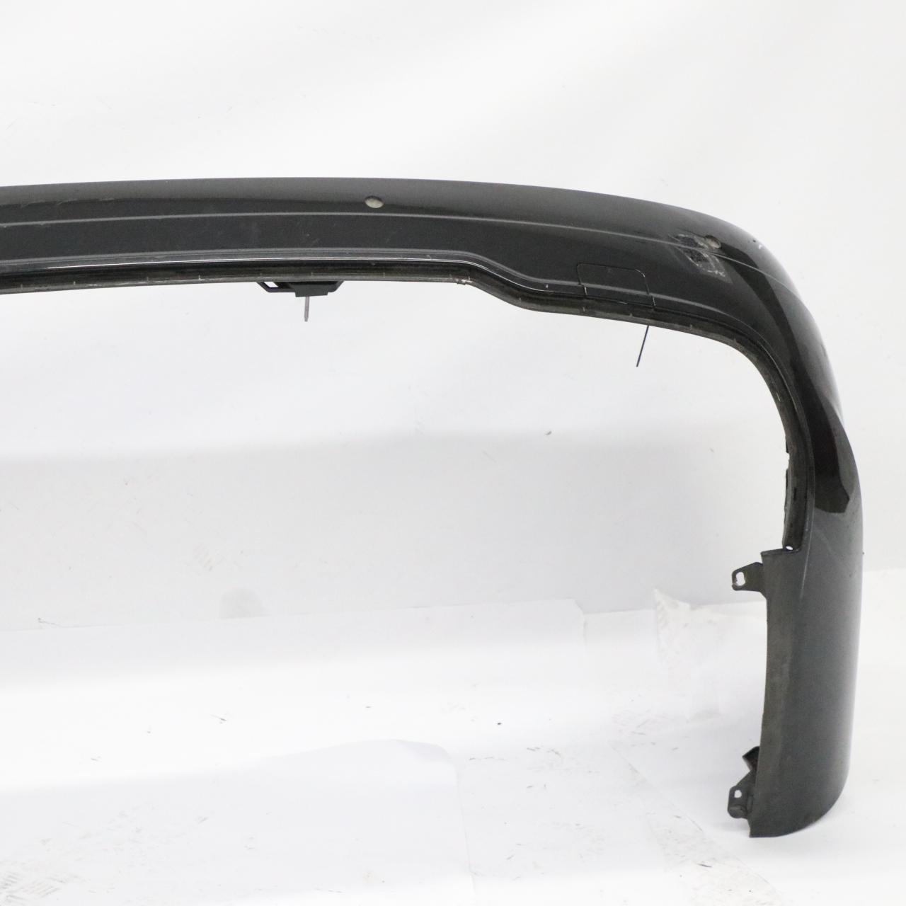 Mercedes W204 Rear Bumper Trim Panel AMG Obsidian Black Metallic - 197