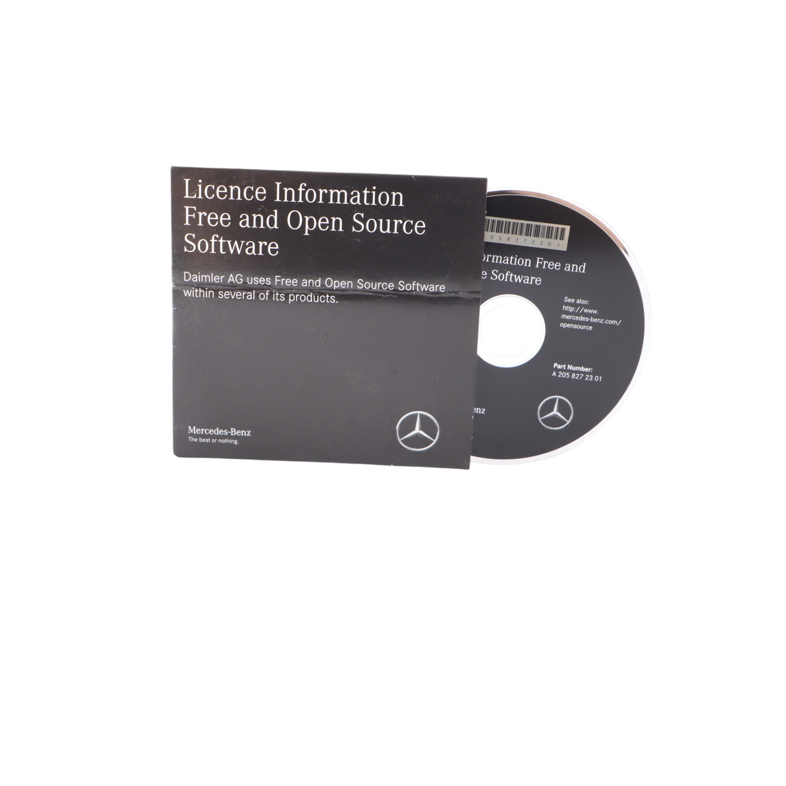 Mercedes W205 Open Source Software CD Licence Information A2058272301