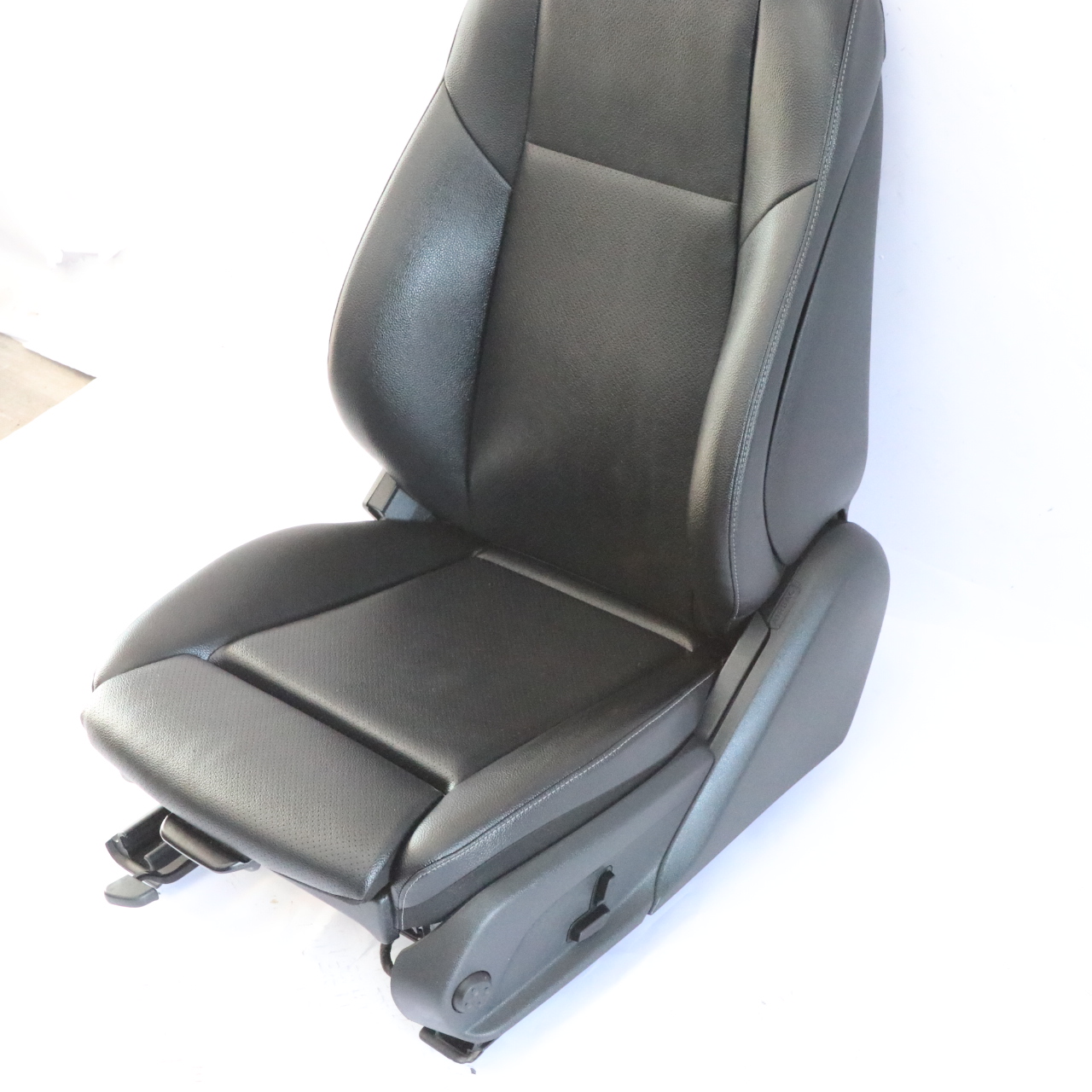 Mercedes W205 Front Seat Left N/S Heated Interior Imitation Leather Black