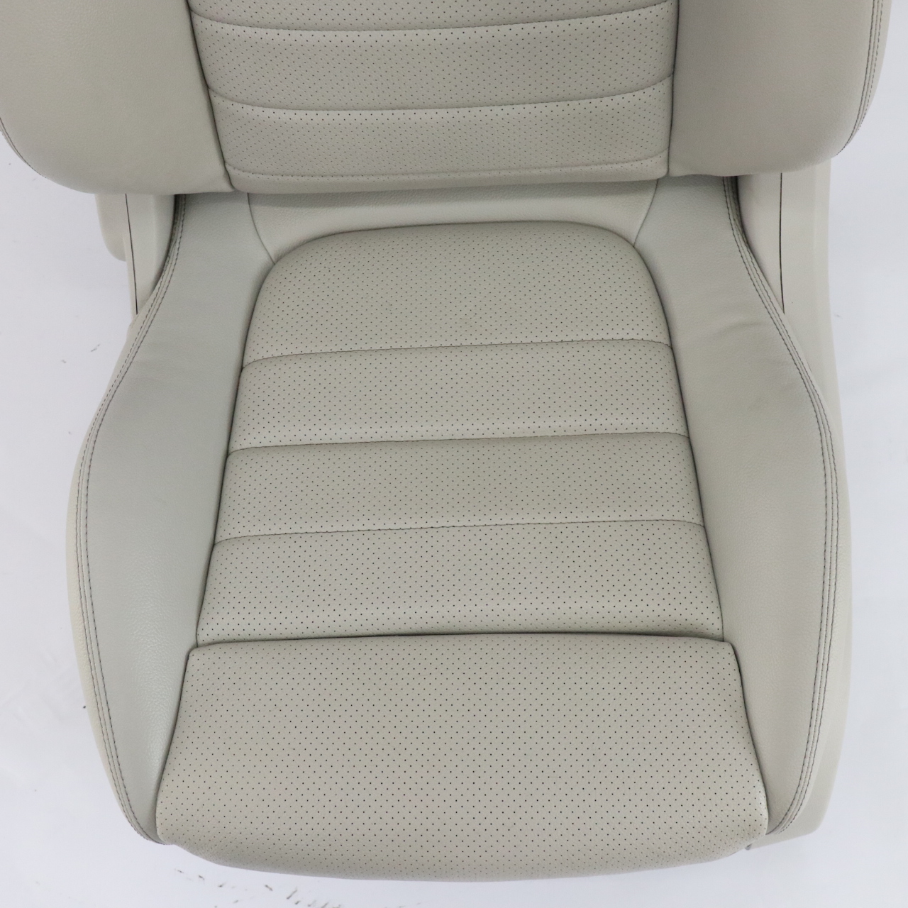 Mercedes C205 Front Seat Left N/S Heated Electric Memory Imiation Leather Grey 