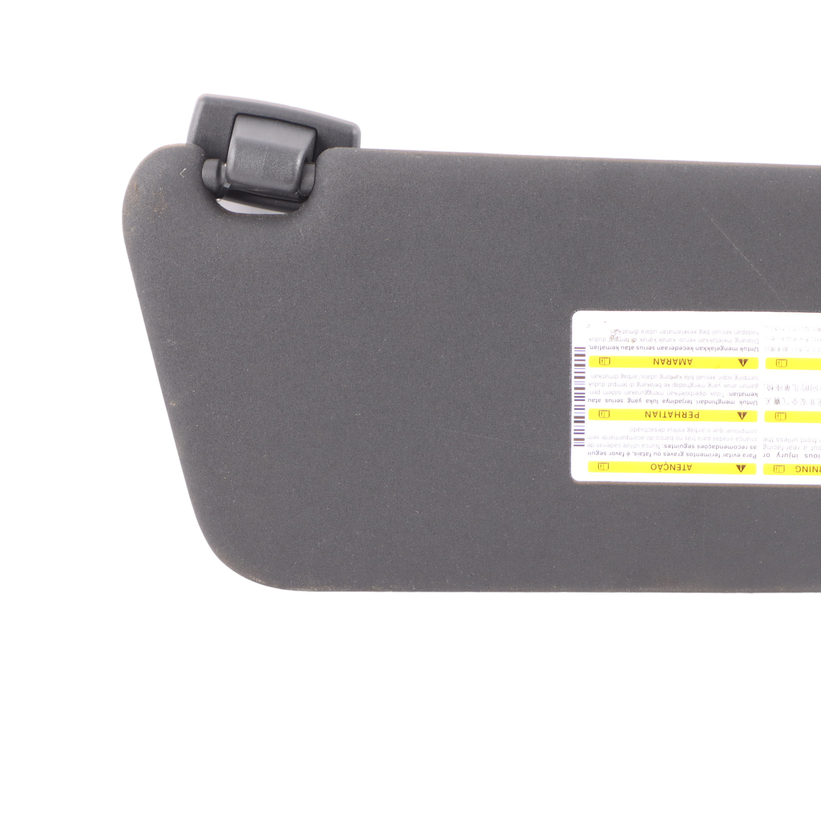 Mercedes-Benz E W207 Cabrio A207 Left N/S Sun Visor Cover Black A2078100710