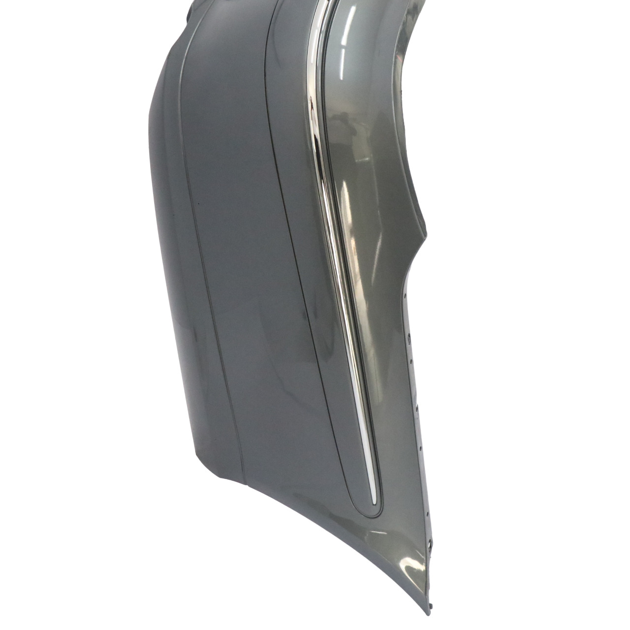 Mercedes W211 Rear Bumper Trim Panel Cover Flint Grey Metallic - 368