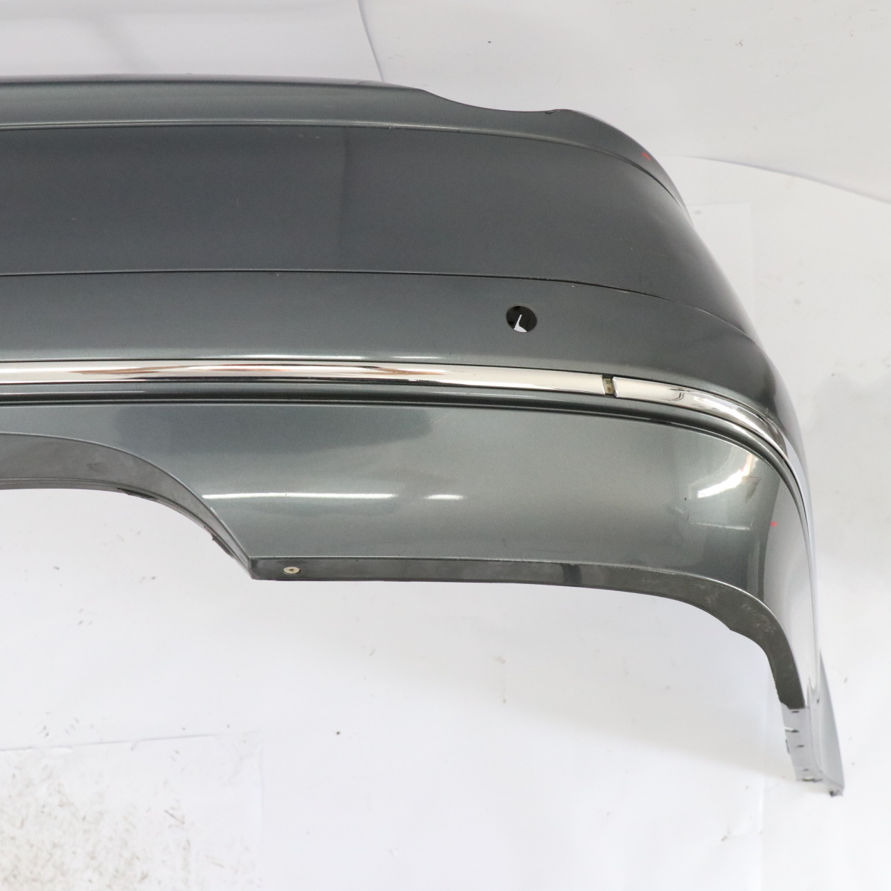 Mercedes W211 Rear Bumper Trim Panel Cover Flint Grey Metallic - 368