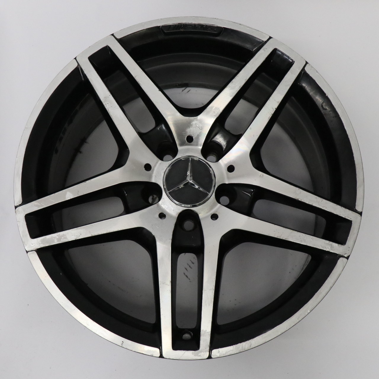 Mercedes W212 AMG Rear Wheel Alloy Rim 5-Double Spoke 18" ET:54 9J A2124010400