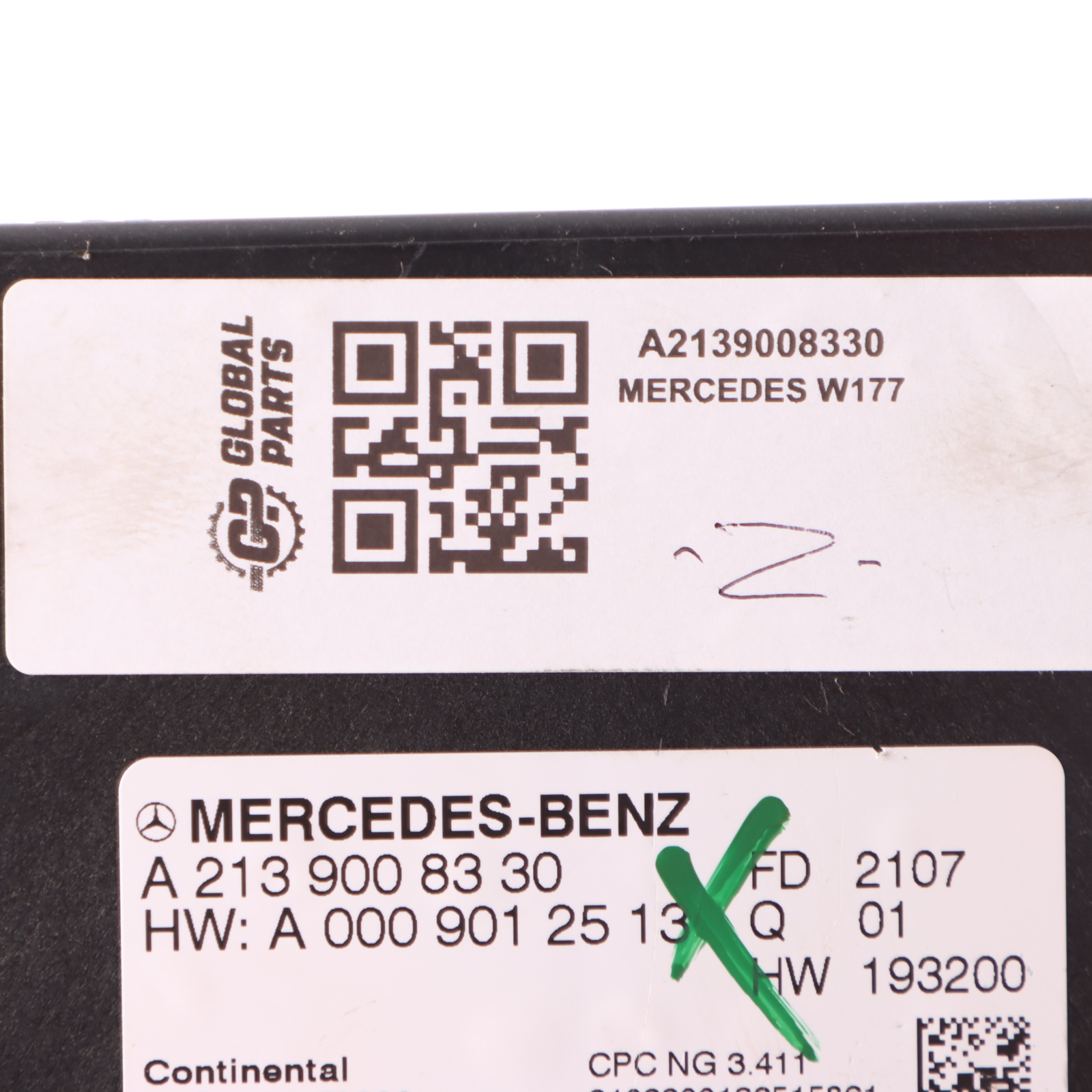 Mercedes W177 W213 W247 Automatic Gearbox Control Unit Module ECU A2139008330