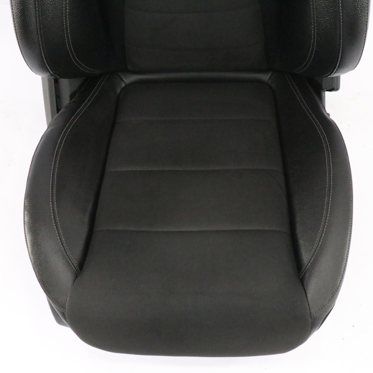 Mercedes W213 Front Seat Right O/S Heated Fabric Imiation Leather Black Memory