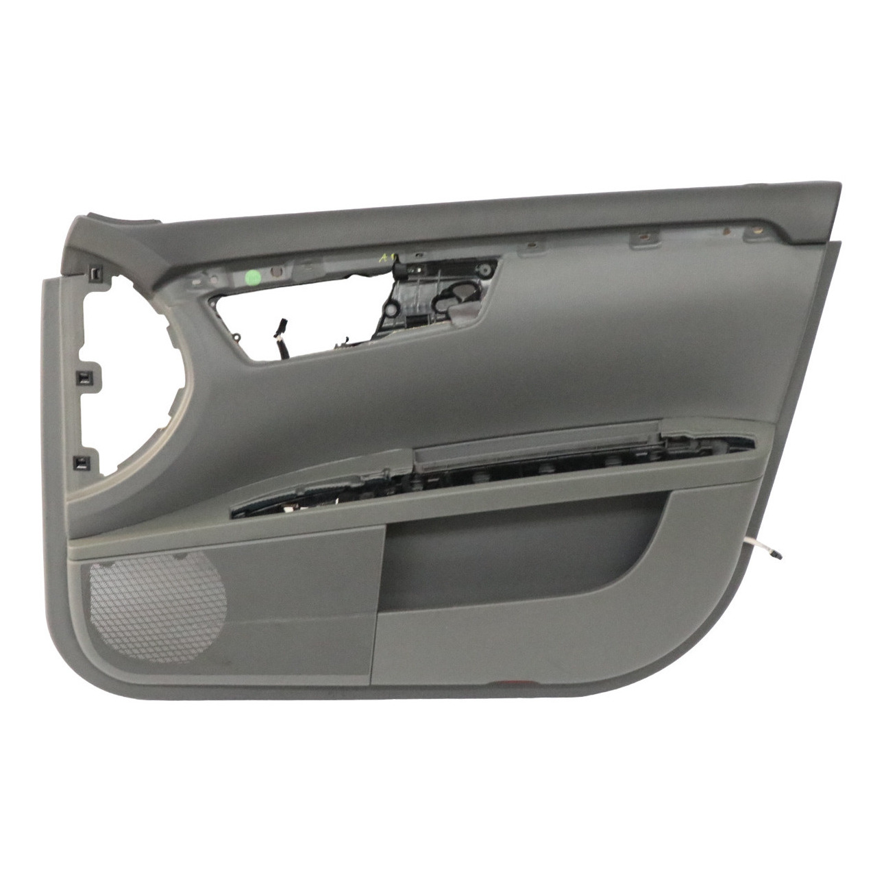 Mercedes W221 Door Card Cover Front Right O/S Trim Panel Basalt Grey Leather