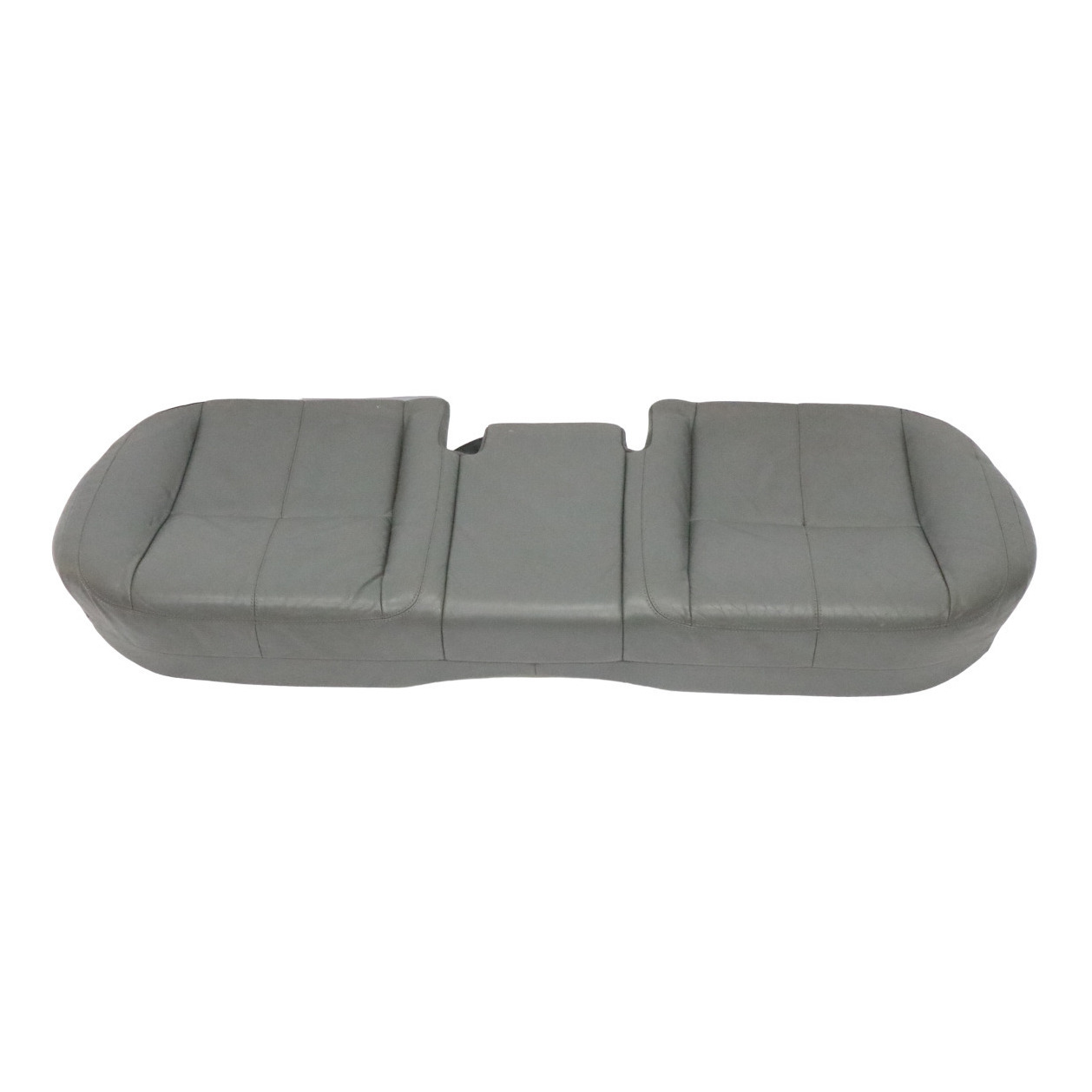 Mercedes W221 Rear Bench Seat Cover Cushion Grey Leather A2219200146