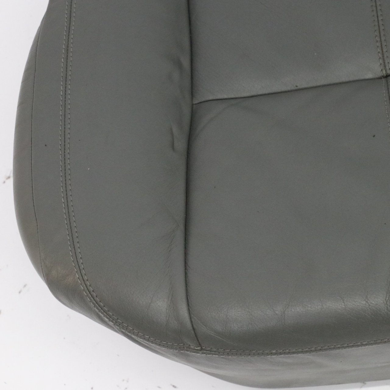 Mercedes W221 Rear Bench Seat Cover Cushion Grey Leather A2219200146