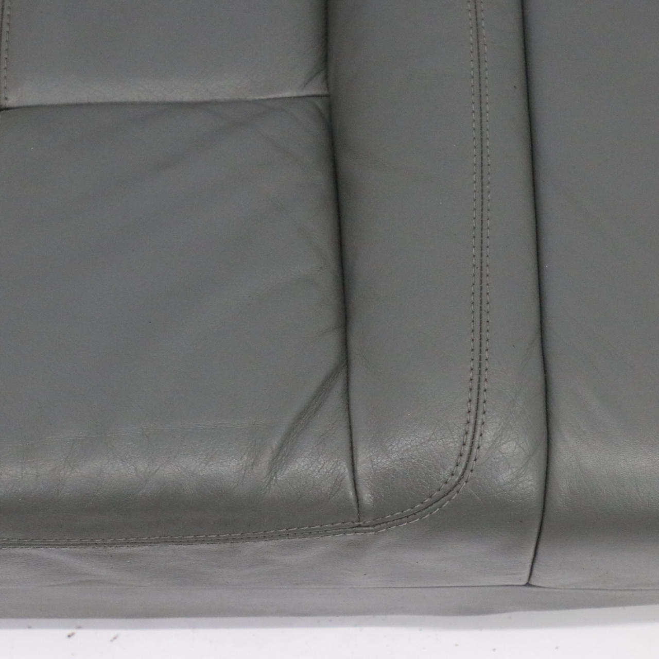 Mercedes W221 Rear Bench Seat Cover Cushion Grey Leather A2219200146