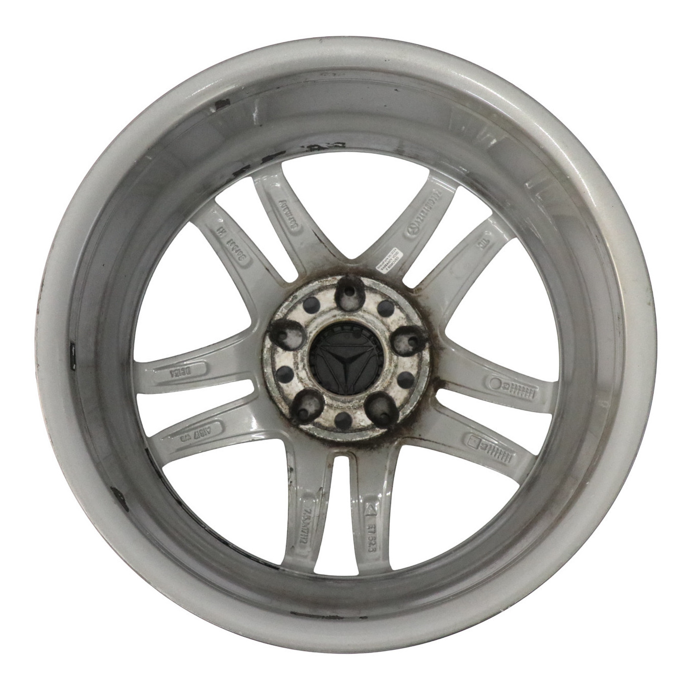 Mercedes W176 Wheel Alloy Rim 17" 5 Double Spoke ET:52.5 7.5J A2464010302