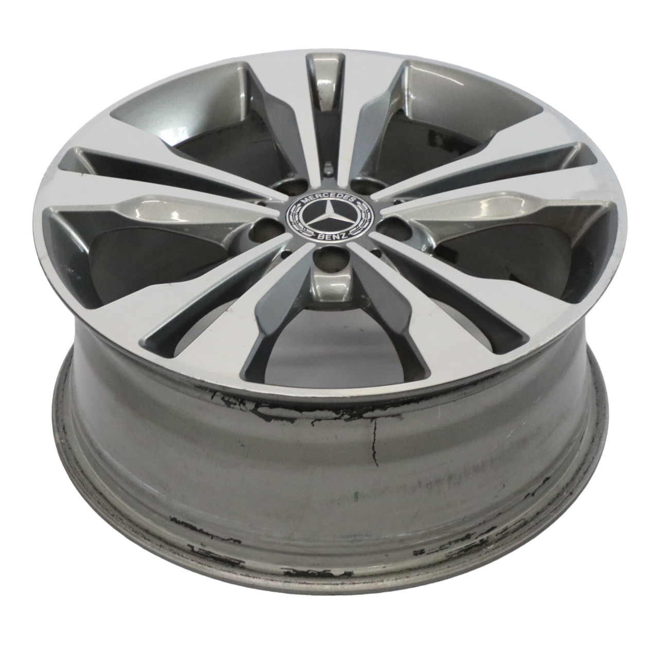 Mercedes C117 Wheel Alloy Rim 18" 7,5J ET:52 5-Double Spoke A2464010400