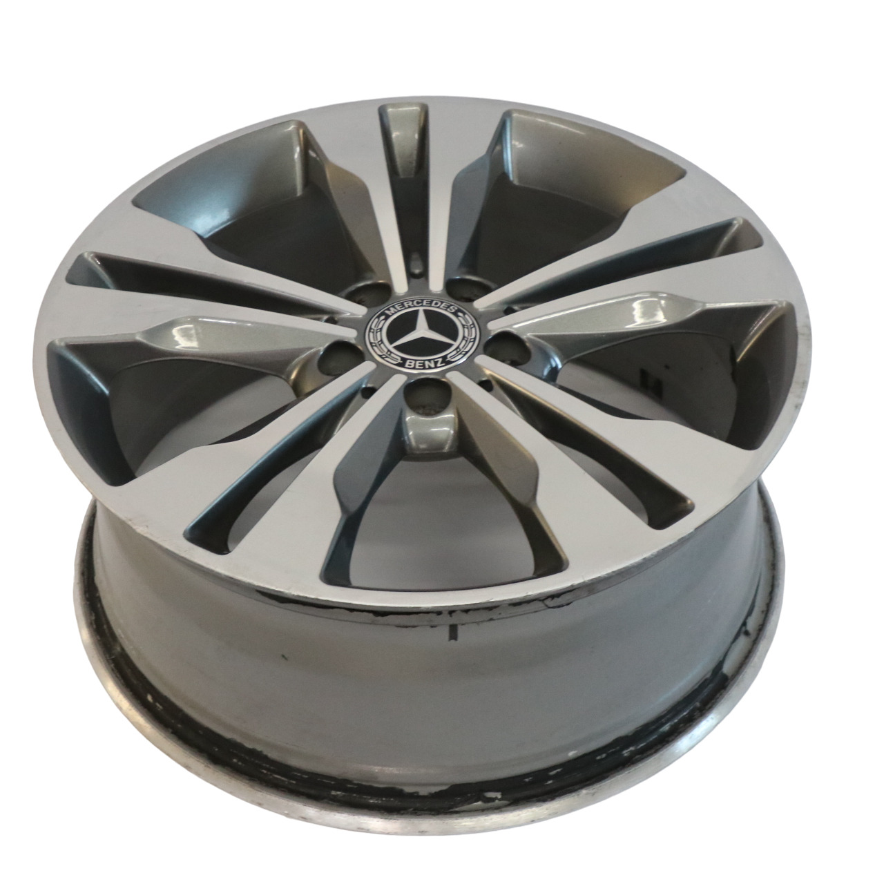 Mercedes C117 Wheel Alloy Rim 18" 7,5J ET:52 5-Double Spoke A2464010400