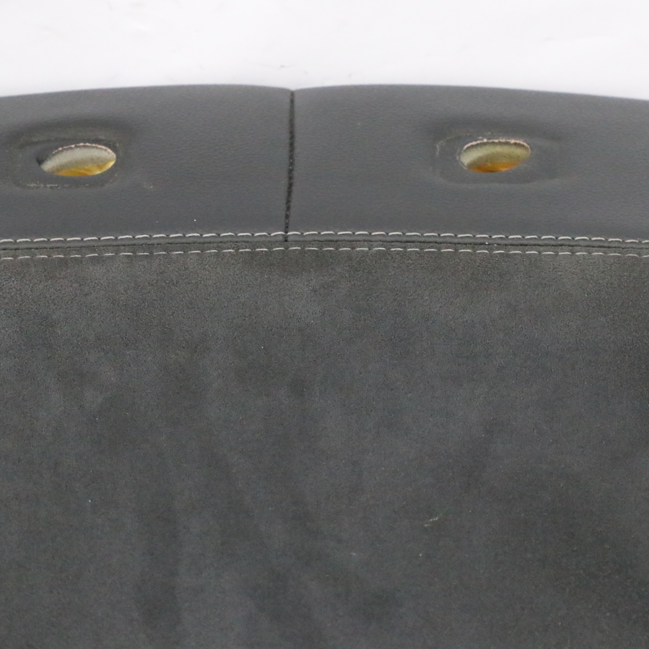 Mercedes ML W164 Front Seat Right Backrest Cover Heated Leather Alcantara Black