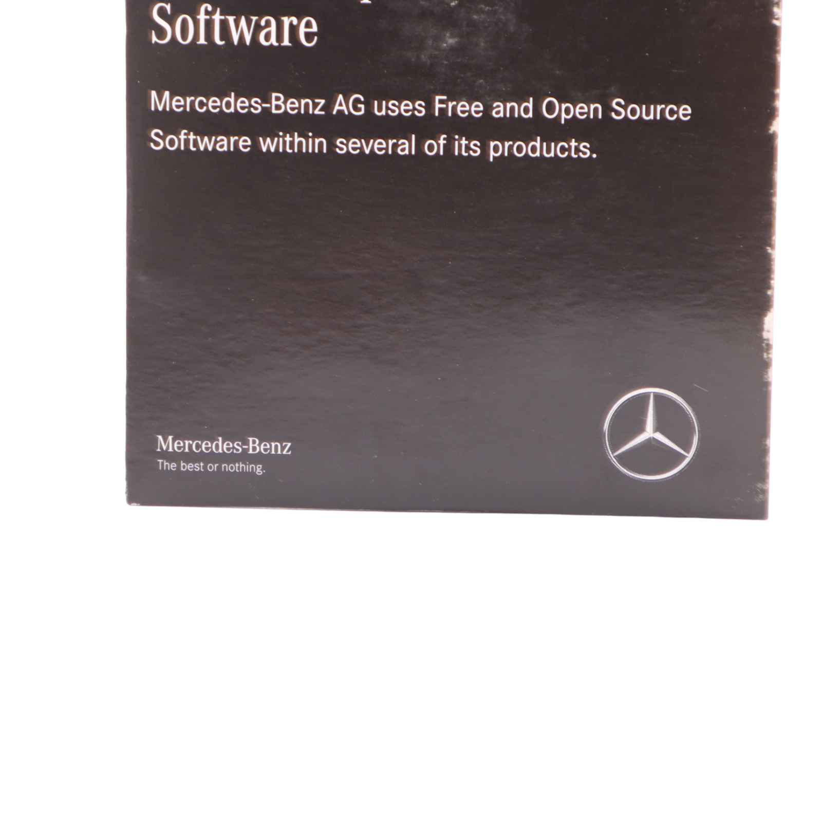 Mercedes Sprinter W907 Open Source Software CD Licence Information A9078272500