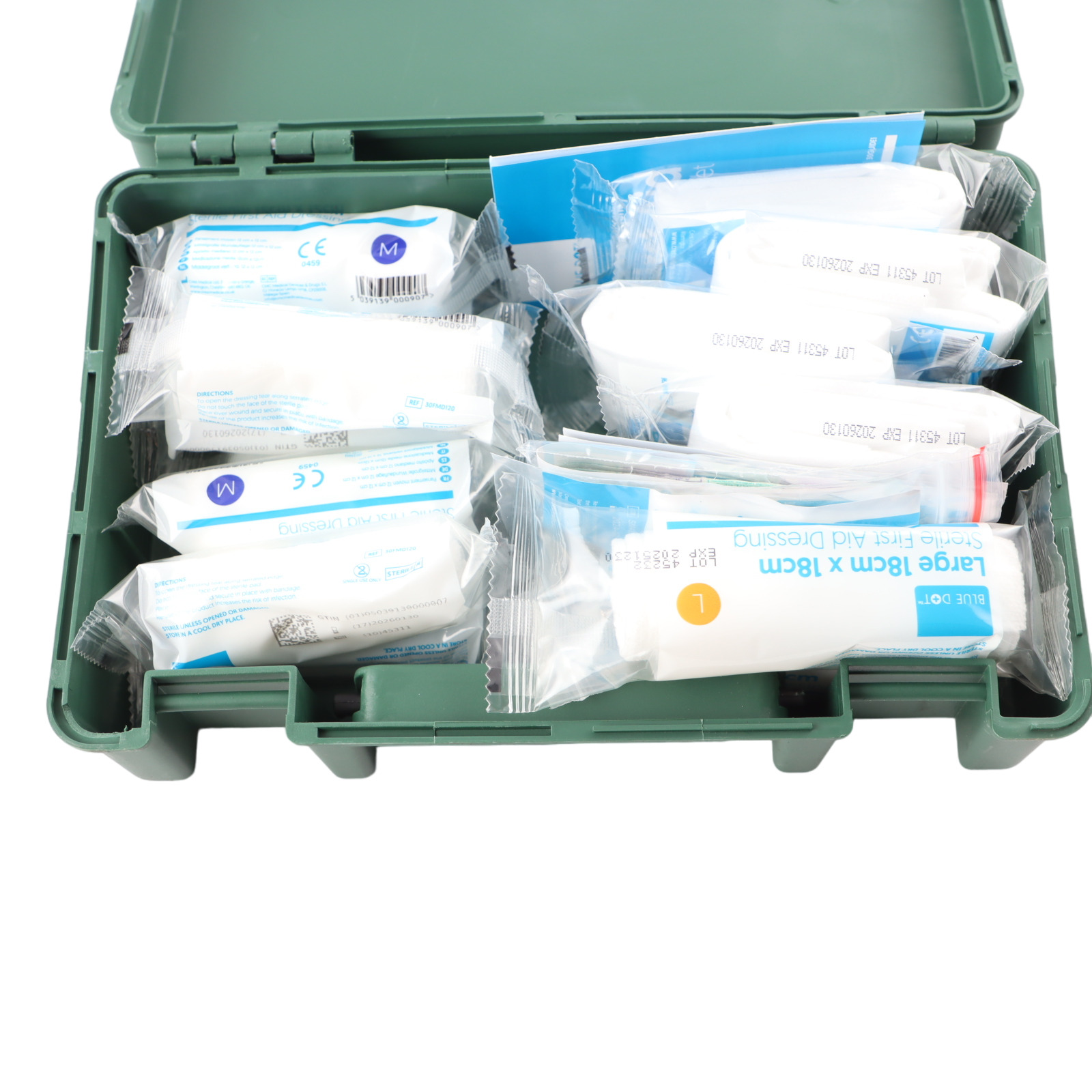 Blue Dot 1-10 HSE First Aid Kit Emergency Medical Accessories Hard Case