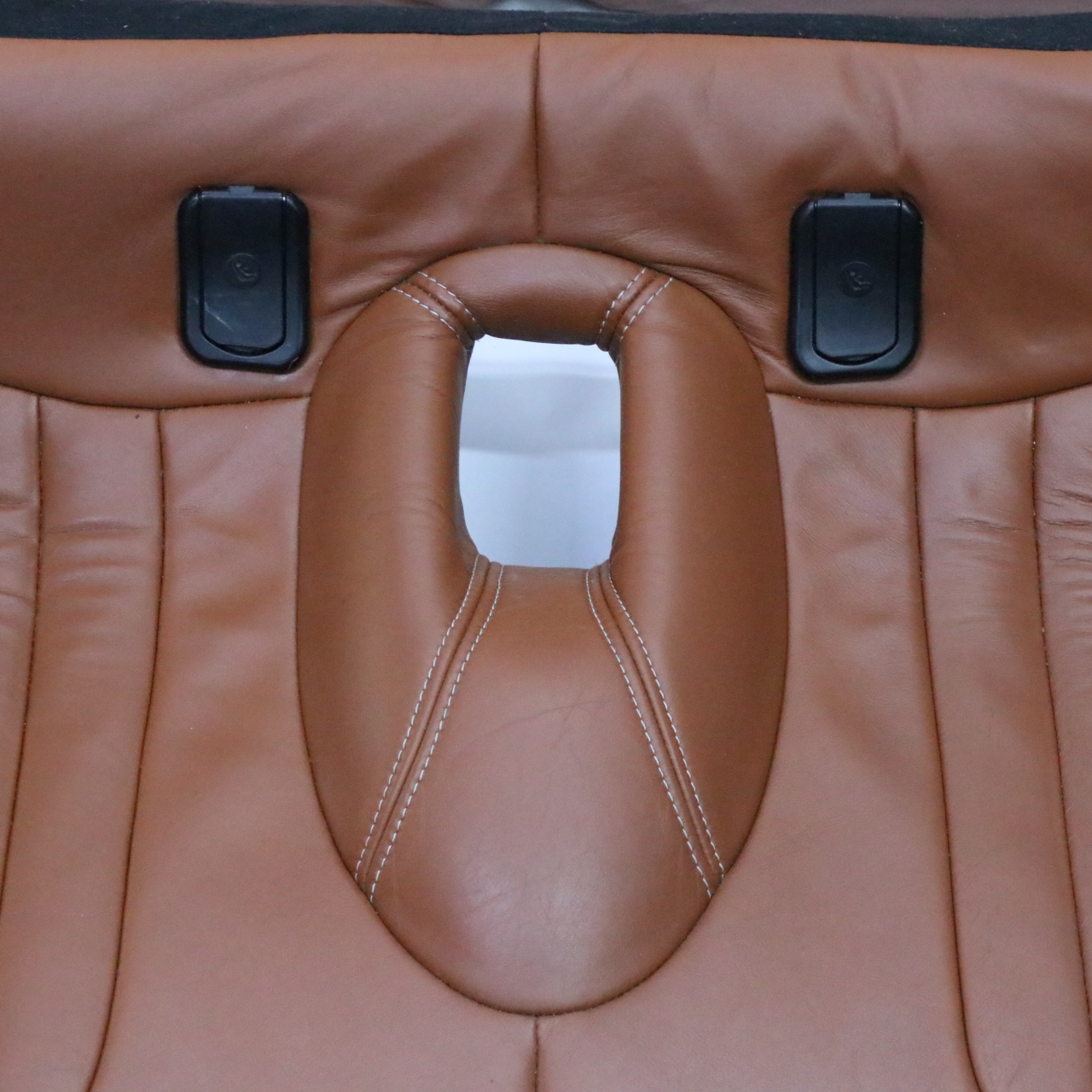 Mini R52 Heated Sport Malt Brown Leather English Seats Front Rear Seat Sidewalk