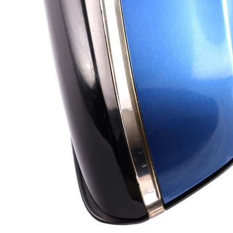 BMW F20 Left Heated Wing Mirror N/S High Gloss Estoril Blau Blue B45