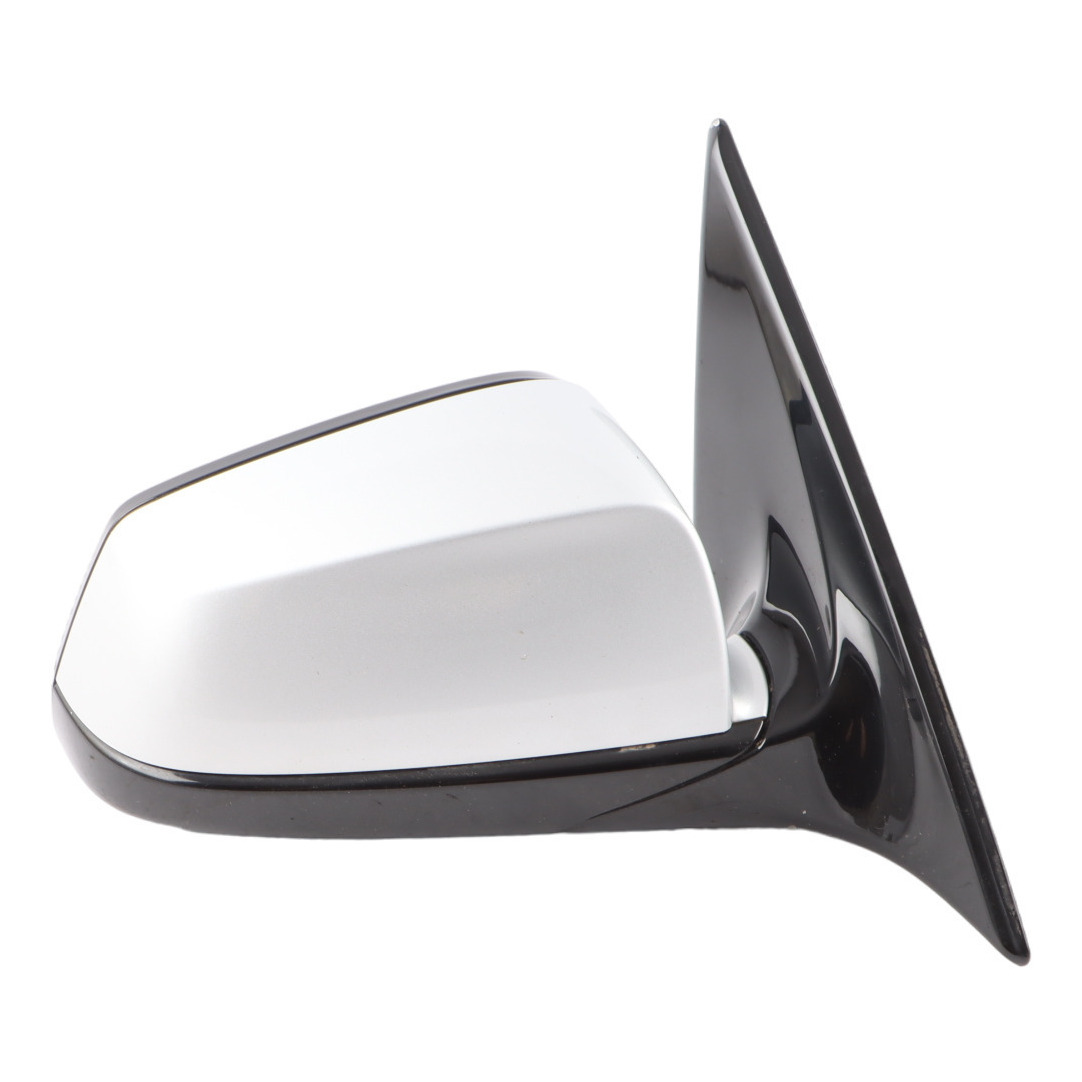 BMW F07 GT Auto Dip Wing Mirror Right O/S High Gloss Titan Silver - 354