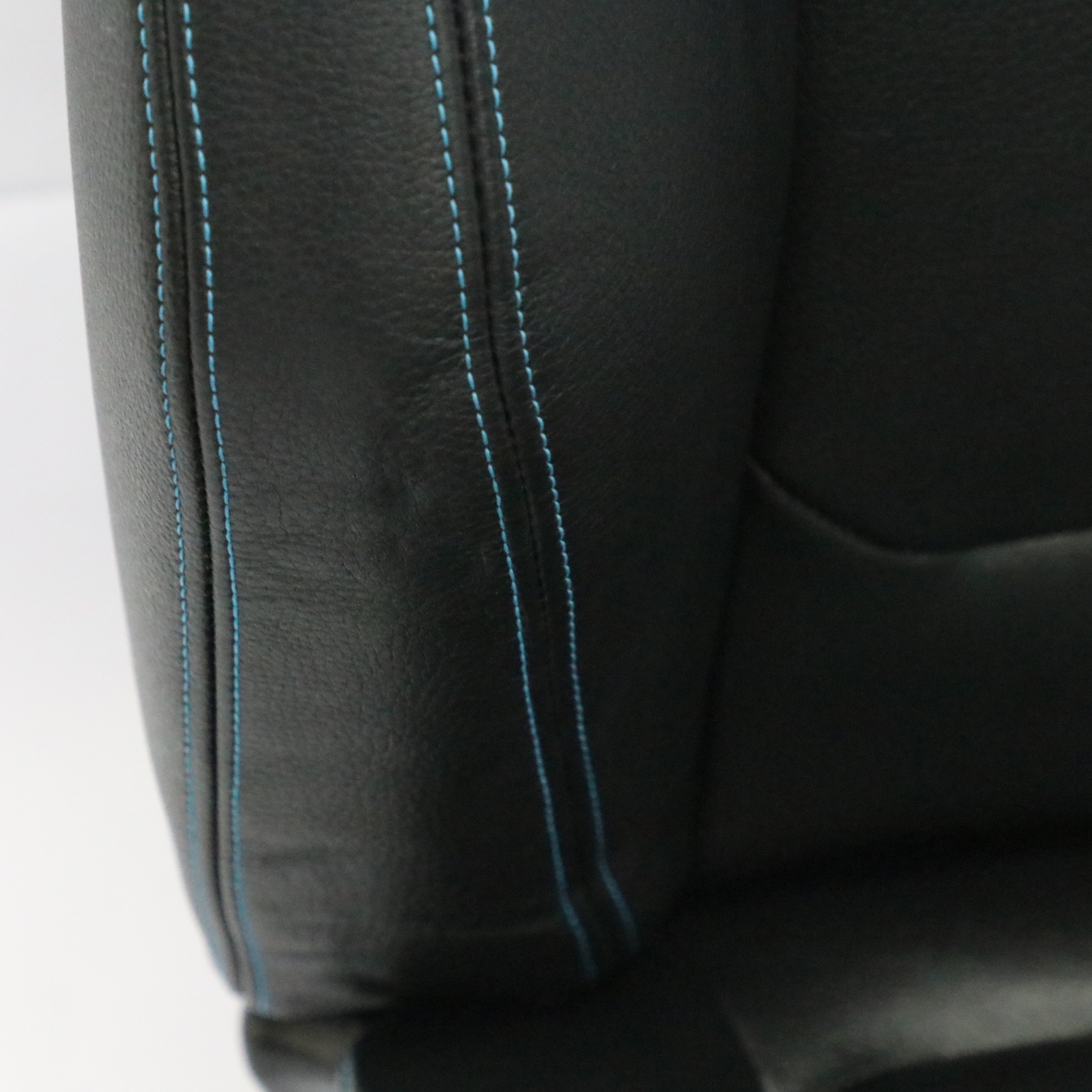 BMW F87 M2 Front Seat Left N/S Heated Memory Leather Dakota Black Contrast Blue