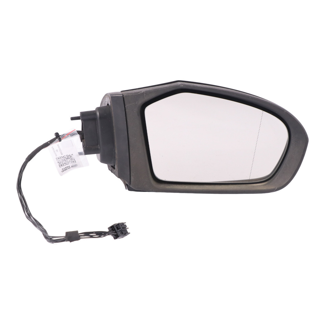 Wing Mirror Mercedes W169 W245 Right Door O/S Outside Night Black Metallic - 696