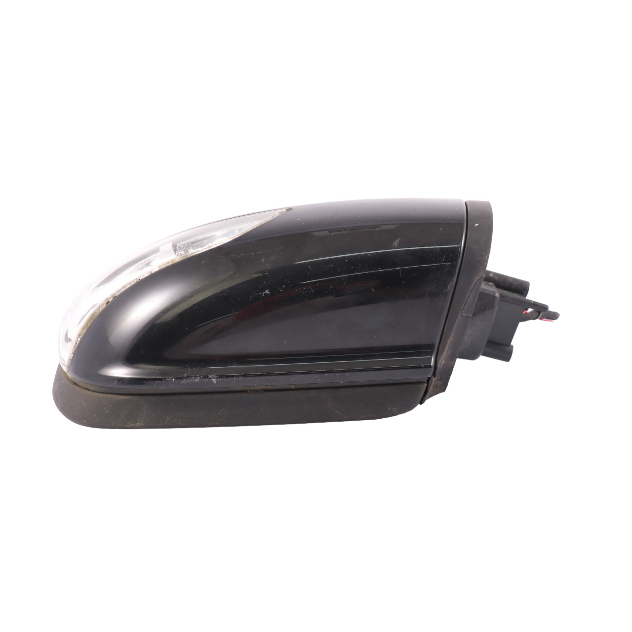 Wing Mirror Mercedes W169 W245 Right Door O/S Outside Night Black Metallic - 696