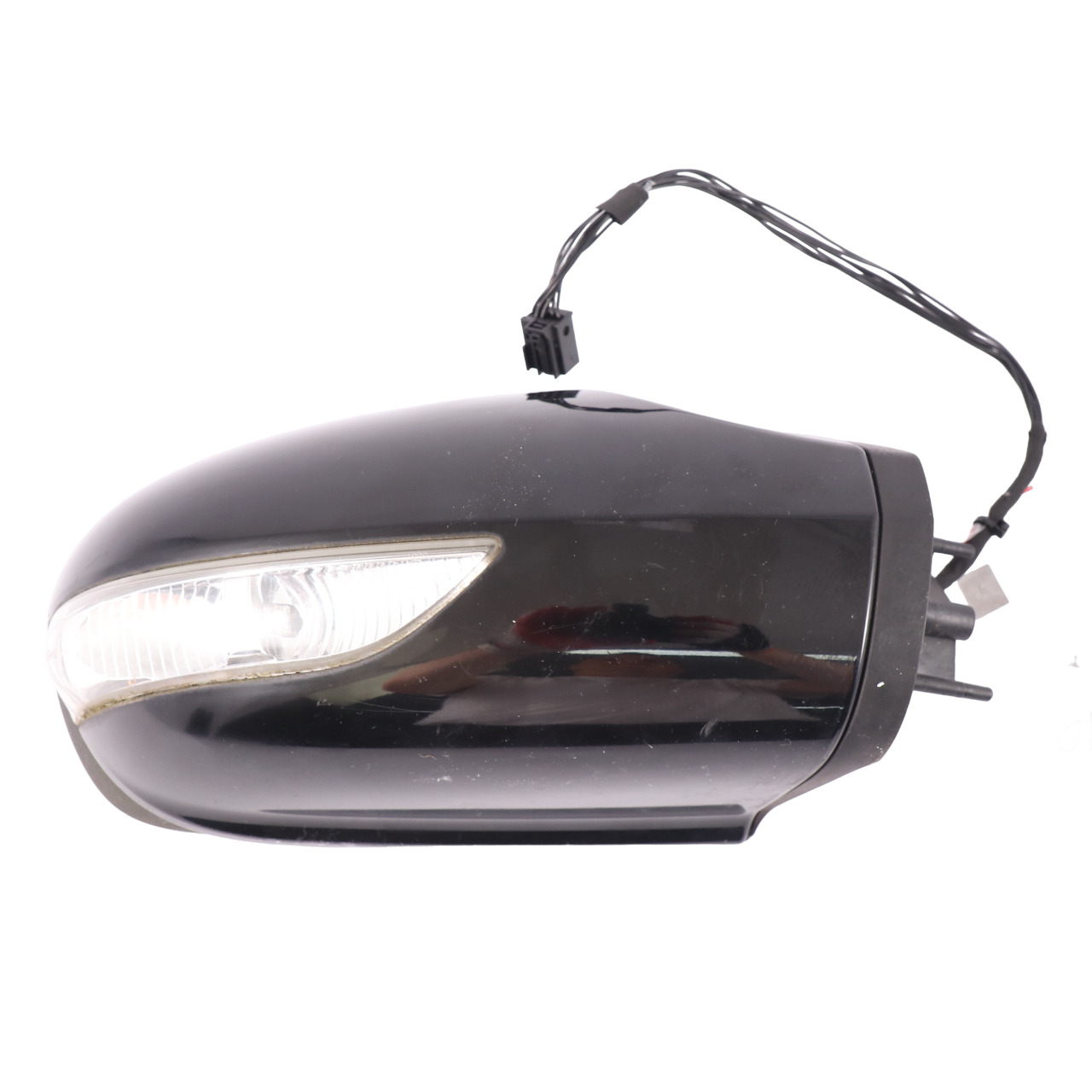 Wing Mirror Mercedes W169 W245 Right Door O/S Outside Night Black Metallic - 696